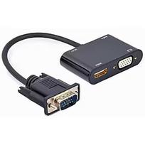 Gembird VGA to HDMI + VGA adapter cable A-VGA-HDMI-02