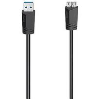 Hama Micro-USB Cable, 5Gbit/s, 1,5 m, black - Cable 00200627