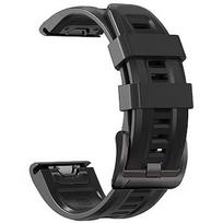 Tech-Protect watch strap Iconband Garmin Fenix 5/6/7, black 9589046921469