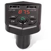 Maxlife MXFT-02 Bluetooth 5.1+ EDR FM Transmitter For Car Radio / MIC / MicroSD / + Charger 2x USB Black MXFT-02
