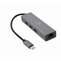 Gembird 3-port USB 3.1 hub with a network card A-CMU3-LAN-01