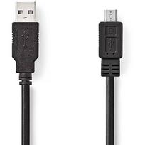 Nedis USB-A to Micro USB. 3m CCGB60500BK30