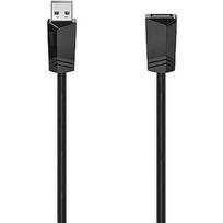 Hama USB Extension Cable, 5 m, black - Cable 00200621