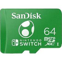 Western Digital Nintendo Switch Yosi Edition, microSDXC, 64GB, UHS-I, U3, V30 SDSQXAO-064G-GN6ZN