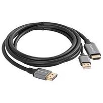 Lanberg HDMI(M)-Displaypor(M) cable 1.8M 4K black CA-HDDP-20CU-0018-BK