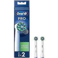 Braun Braun Oral-B Cross Action Pro, 2 pcs, white - Spare brushes EB50-2W/NEW