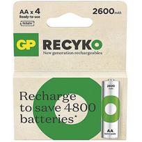 Gp Battery Batteries R6/AA NI-MH 2 600mAh blister 4pcs. 270AAHCR-TLB4