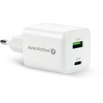 everActive PHONE CHARGER GAN 1X US B, 1X USB-C 45W WHITE SC-450Q
