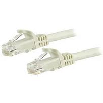 Startech 7.5 M CAT6 CABLE - WHITE SNAGLESS - 24 AWG COPPER WIRE N6PATC750CMWH