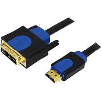 Logilink HDMI 1.4 to DVI Cable, 3m CHB3103