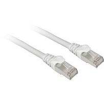 Sharkoon patch network cable SFTP, RJ-45, with Cat.7a raw cable (white, 2 meters) 4044951029419
