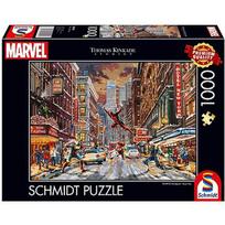 Schmidt Spiele Thomas Kinkade Studios: Marvel - Deadpool, Snow Day, Puzzle (1000 pieces) 59959