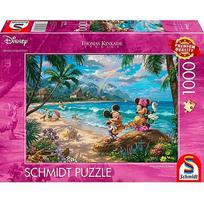 Schmidt Spiele Thomas Kinkade Studios: Disney Dreams Collection - Minnie & Mickey in Hawaii, puzzle (1000 pieces) 57528