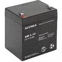 EMU BATTERY 12V 5AH VRLA/AM5-12T2 ACUMAX EMU AM5-12T2