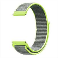 Garett Nylon band, Grey/Green - for Kids Tech 4G PAS_TECH_4G_GRN_VEL