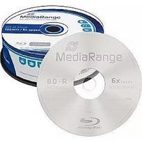 MediaRange BD-R 25GB Blu-ray 25pcs Roll MR514