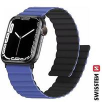 Swissten Silicone magnetic band, 42/44/45/49mm, Blue - for Apple Watch 1/2/3/4/5/6/7/8/SE/SE2022 46000514