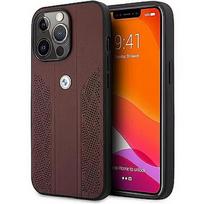 BMW BMHCP13SRSPPR Leather Back Case For Apple iPhone 13 Pro Max Red BMHCP13XRSPPR