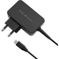 Qoltec GaN POWER PRO charger 1xUSB C, 45W, 5-20V 52385
