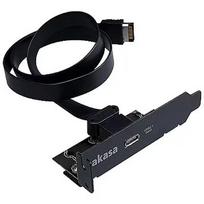 Akasa Low Profile PCI Bracket Cable with USB 3.1 Gen 2 Type-C AK-CBUB37-50L