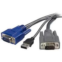 Startech 6 FT USB VGA 2-IN-1 KVM CABLE . SVUSBVGA6
