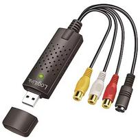 Logilink USB 2.0 > 3xCinch + miniDIN5 (ST-BU) Audio-/ Videograbber Adapter Schwarz VG0030A