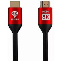 Natec Kabelis Genesis HDMI Male - HDMI Male 3m 8K  PS4 / PS5 Red NKA-1993