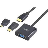 Unitek Adapter mini/micro HDMI to VGA + audio, Y-6355 Y-6355
