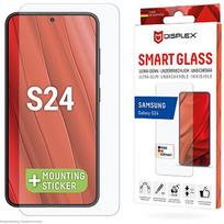 Displex Smart Glass (9H) für Samsung Galaxy S24 Montagesticker, unzerbrechlich, ultra-dünn, unsichtbar 01906