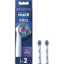 Braun Oral-B EB18-2 3D White Pro Zobu Birstes Uzgaļi, 2 Gab EB18pRX-2