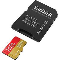 SanDisk Extreme, microSDXC, 128GB, UHS-I, U3, V30 +Adapter SDSQXAA-128G-GN6MA