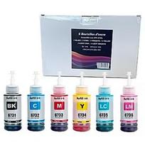 Epson Tintes kārtridžs GenerInk Epson T673X BK/ C/ M/ Y/ LC/ LM 6 x 70 ml E-673-PACK-GI-N