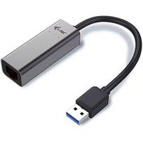i-tec USB 3.0 Metal Gigabit Ethernet Adapter 1x USB 3.0 to RJ-45 LED U3METALGLAN