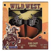 Pulio Cowboy revolver set metal GONHER 147/0 155147