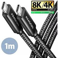 Axagon USB-C Cable, 240w, 1m BUCM4X-CM10AB