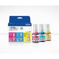 Brother BTD100CLVAL 3 Bottles Value Pack, C/M/Y BTD100CLVAL