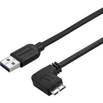 Startech USB-A to Micro-B, Slim, Angle, 2m USB3AU2MRS