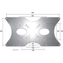 Newstar NEOMOUNTS BY NEWSTAR FPMA-VESA400 VESA Adapter Plate for Mount 5x5/7.5x7.5/10x10/20x10cm Screen up to 52i VESA 20x20/40x20/12x18cm FPMA-VESA400
