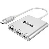 Sandberg USB-C Mini Dock HDMI+USB 136-00