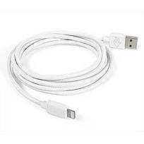NewerTech OWC Prem. Braided USB - Lightning 2m - white NWTCBLUSBL2MW