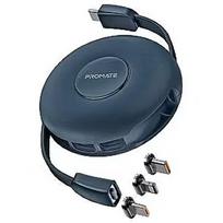 Promate USB-C to USB-C/Lightning/Micro USB, Magnetic, 1m AISQUIVERBL