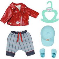 Zapf Creation BABY born Little Cool Kids Outfit 36cm, doll accessories (jacket, trousers, hat, shoes and clothes hanger) 832356