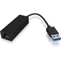 Raidsonic Icy Box IB-AC501a, USB 3.0 (A-Type) to Gigabit Ethernet Adapter, black IB-AC501a