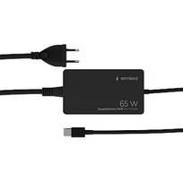 Cablexpert NPA-AC-PDQC65-01 65 W PowerDelivery GaN USB Type-C fast charger, black | NPA-AC-PDQC65-01