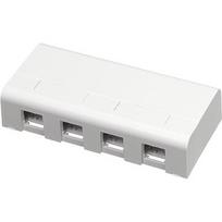 Schneider Electric SCHNEIDER ELECTRIC ACTASSI SURFACE CASE 4XRJ45 WH WDE002046