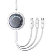 Baseus Kabelis Baseus Free2Draw 3in1100w White P10368700211-03