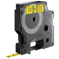 DYMO label printer tape D1 6mmx7m, black/yellow 43618