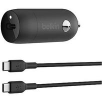 Belkin Car charger 30W PD PPS + cable usb-c CCA004bt1MBK-B6
