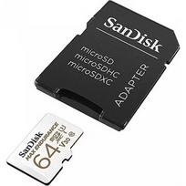 SanDisk Max Endurance, microSDXC, 64GB, UHS-I, U3, V30 +Adapter SDSQQVR-064G-GN6IA