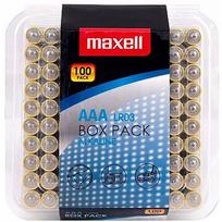 Maxell Bateria alkaliczna Alkaline LR03 AAA 1.5V 100 szt MAXELL LR03 100PK BOX